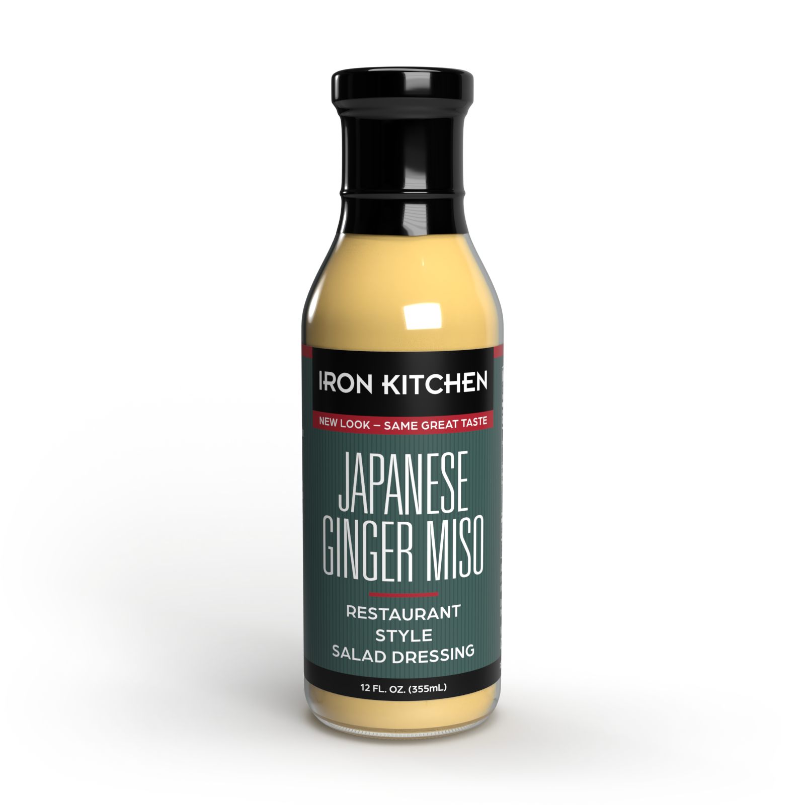 Iron Kitchen Japanese Ginger Miso Restaurant Style Salad Dressing