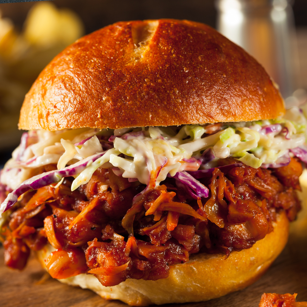Asian Pork Sandwiches Made with Mu-Shu Hoisin Sauce