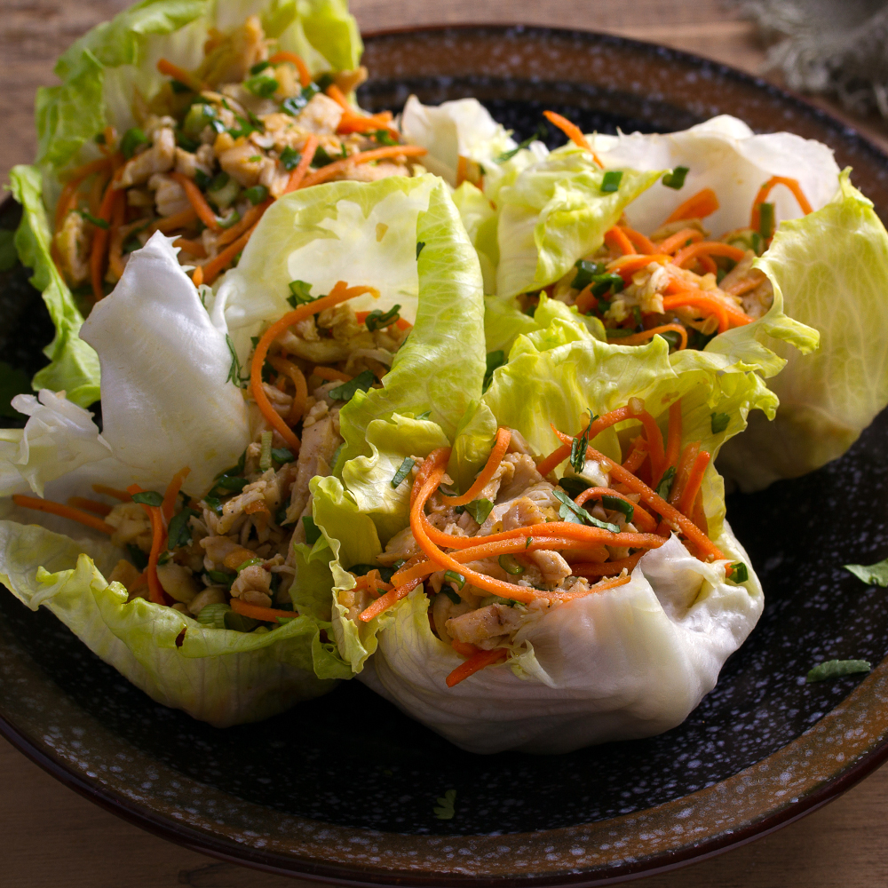 Sesame Garlic Lettuce Wrap