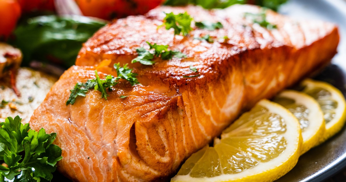 Iron Chef Products Recipe Grilled Sesame Salmon No. 2